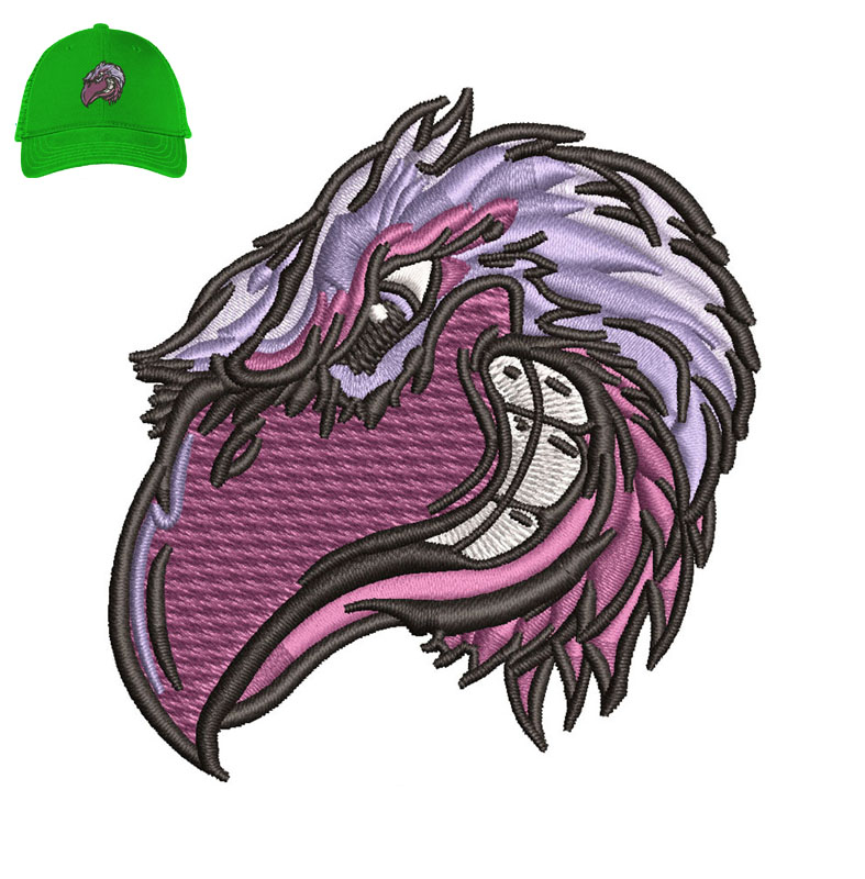 Mythical Dragon Embroidery logo for Cap.