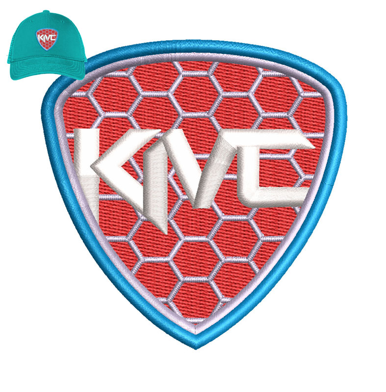 Kmc Patch Embroidery logo for Cap.
