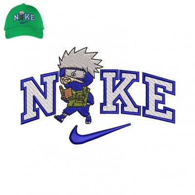 Nike kakashi Embroidery logo for Cap