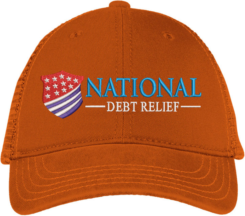 National Debt Embroidery logo for Cap.