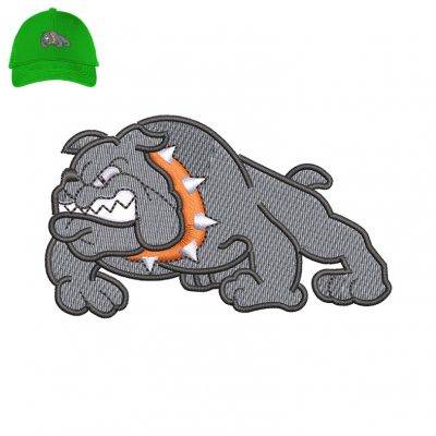Kearney Bulldog Embroidery logo for Cap.