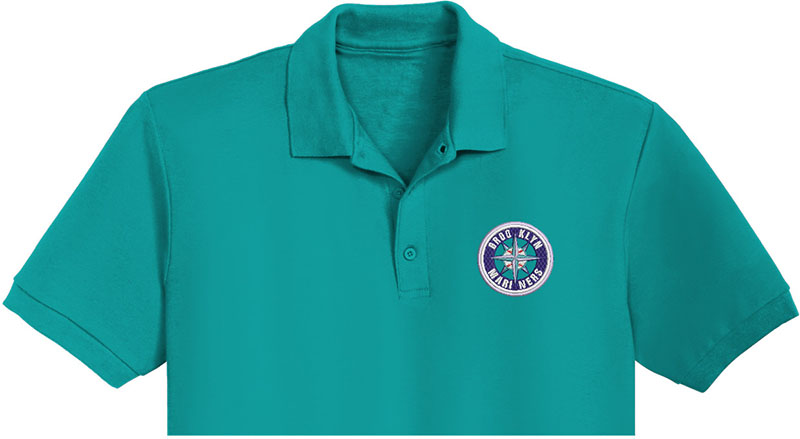 Mari Ners Embroidery logo for Polo Shirt.
