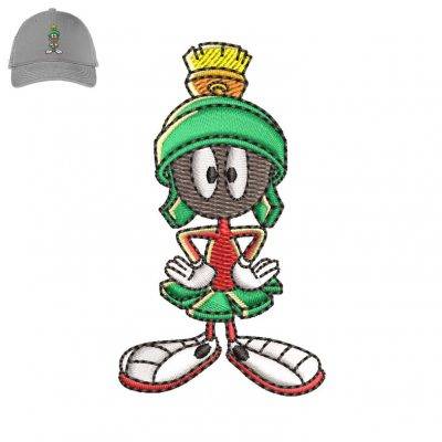Marvin The Martian Embroidery logo for Cap.