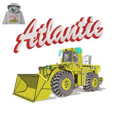 Best Atlautic Embroidery logo for Hoodie .