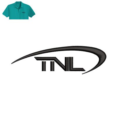 Best Tnl Embroidery logo for Polo Shirt.