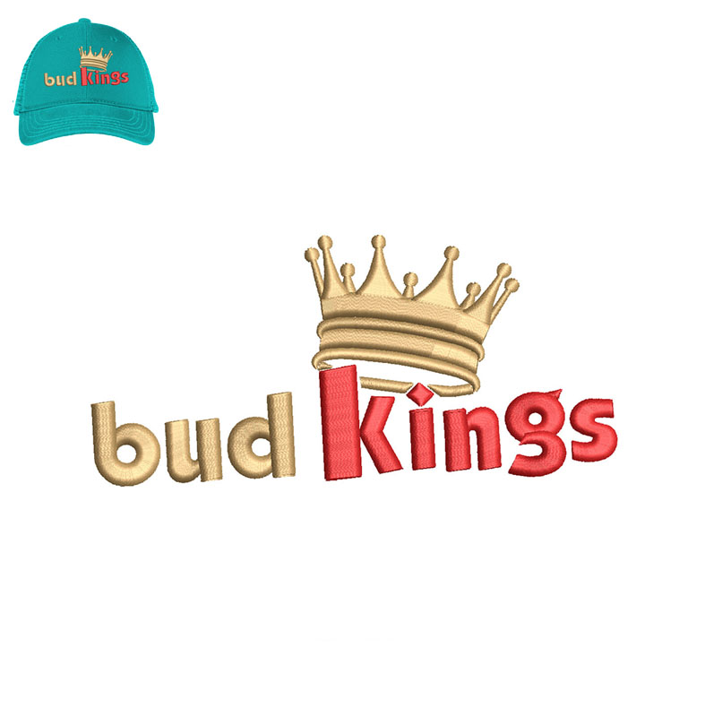 Bub Kings Embroidery logo for Cap.