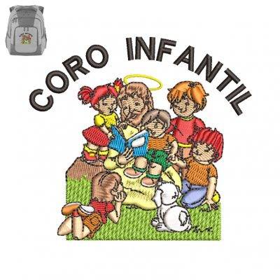 Coro Inf Antil Embroidery logo for Bag.