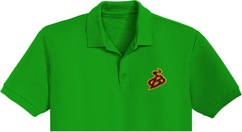 Best B Embroidery logo for Polo Shirt.