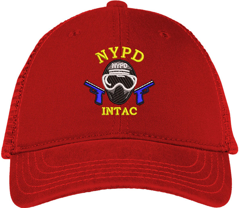 Nypd Intac Embroidery logo for Cap.