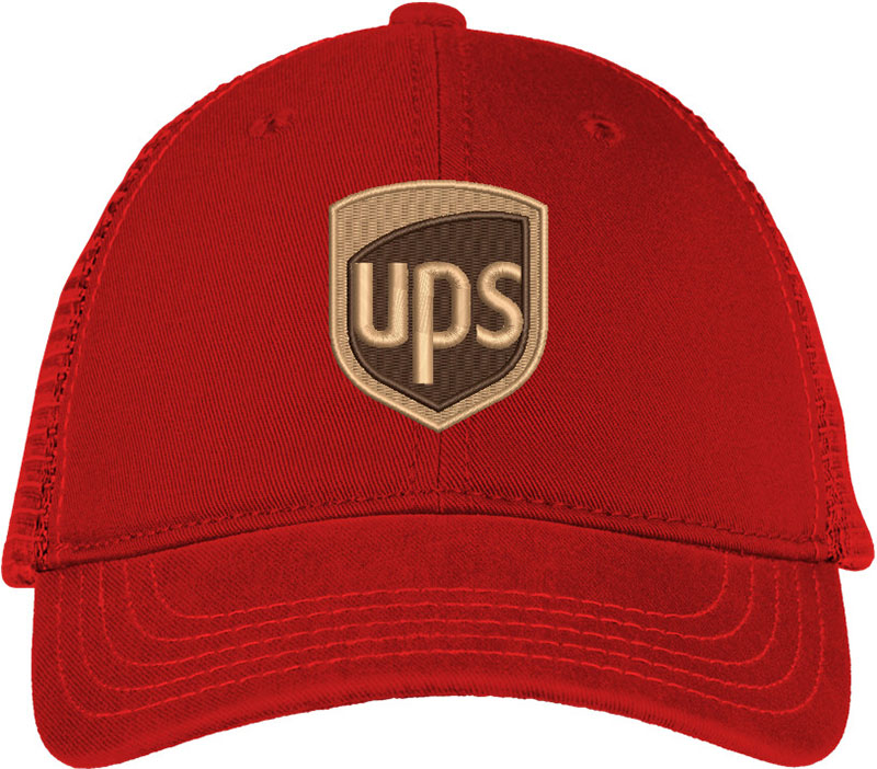 Ups Patch Embroidery logo for Cap.