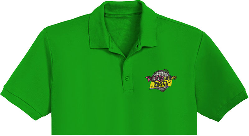 Rockintime Party Sound Embroidery logo for Polo Shirt