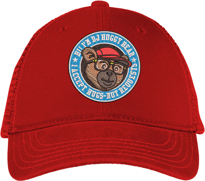 Dj Huggy Bear Embroidery logo for Cap .