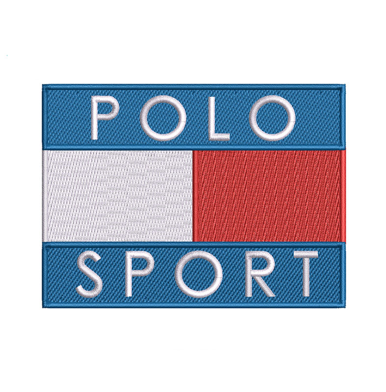 Polo Sport Embroidery logo for Flag .