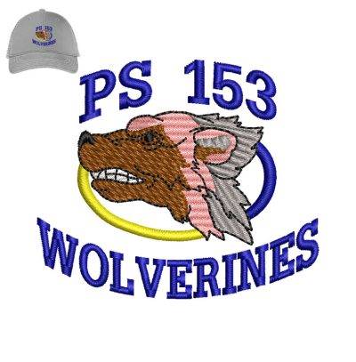 Ps Wolverines Embroidery logo for Cap.