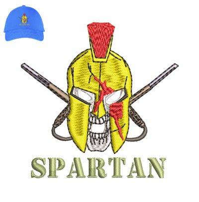 Sp Artan Embroidery logo for Cap.