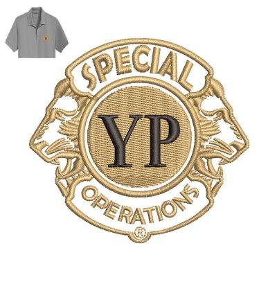 Special Operations Embroidery logo for Polo Shirt.