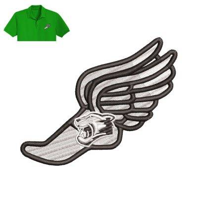 Sports Clipart Embroidery logo for Polo Shirt.