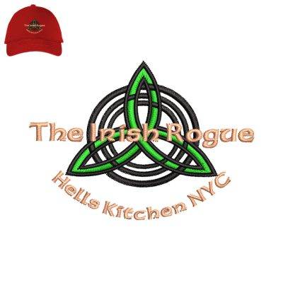 The Inish Rogue Embroidery logo for Cap.