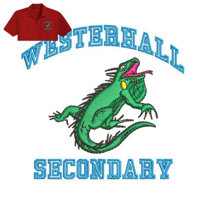 Westerhall Secondary Embroidery logo for Polo Shirt.