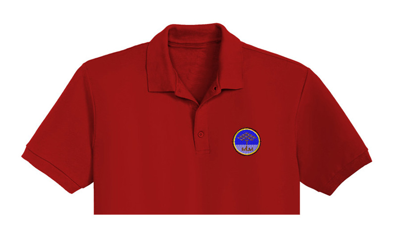 Best Mlm Embroidery logo for Polo Shirt.