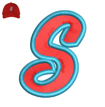 Best S Embroidery logo for Cap.