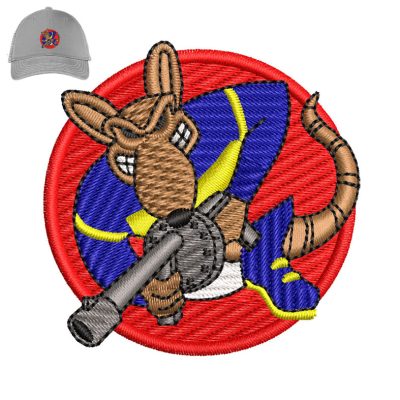 Bomb Squadron Embroidery logo for Cap.