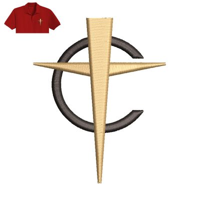 Comfash Embroidery logo for Polo Shirt.