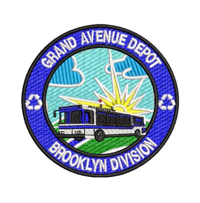 Grand Avenue Depot Embroidery logo for patch.