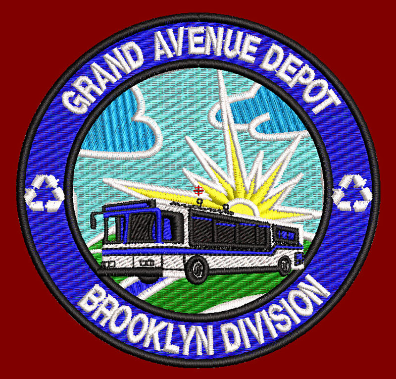 Grand Avenue Depot Embroidery logo for patch.