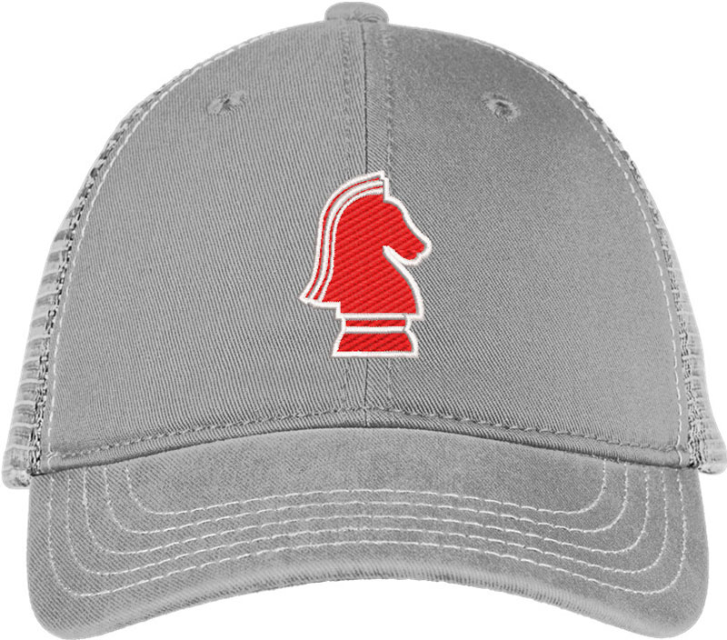 Chess Horse Embroidery logo for Cap.