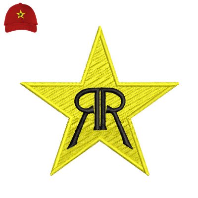 Rockstar Embroidery logo for Cap.