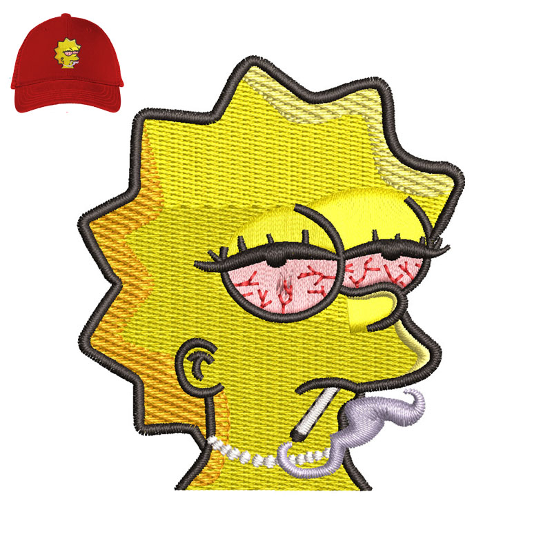 Stoner Lisa Embroidery logo for Cap.