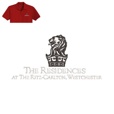 The Residences Embroidery logo for Polo Shirt.