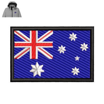 Australia Flag Patch Embroidery logo for Jacket.