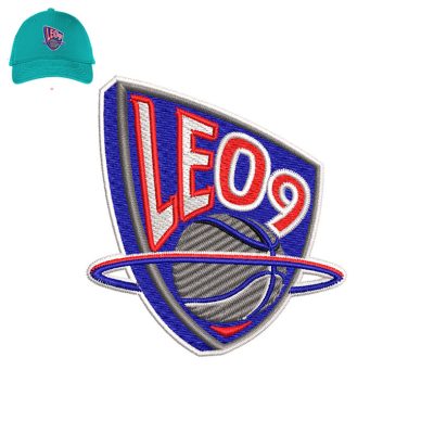 Basket Ball Embroidery logo for Cap.