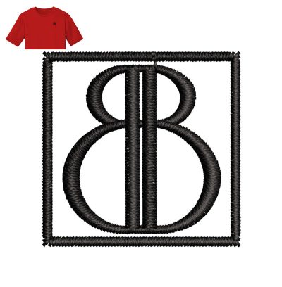 Bobbie Bikinis Embroidery logo for T Shirt.