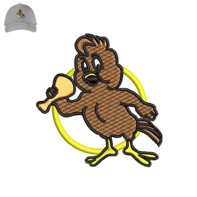 Henery Hawk Embroidery logo for Cap.