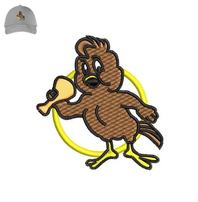 Henery Hawk Embroidery logo for Cap.