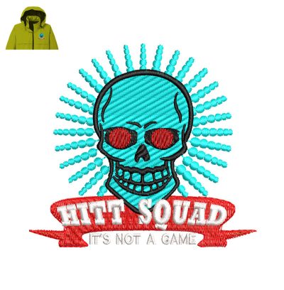 Hitt Squad Embroidery logo for Jacket.