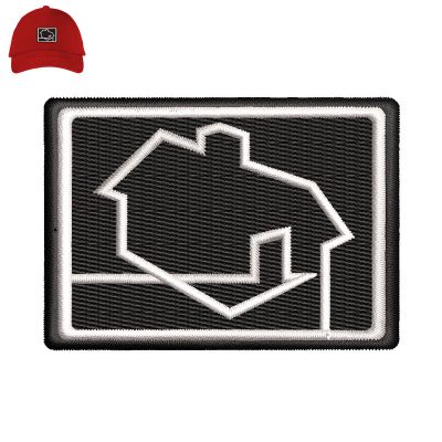 Home Patch Embroidery logo for Cap.