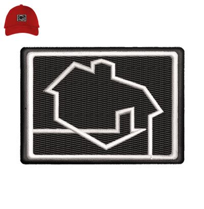 Home Patch Embroidery logo for Cap.