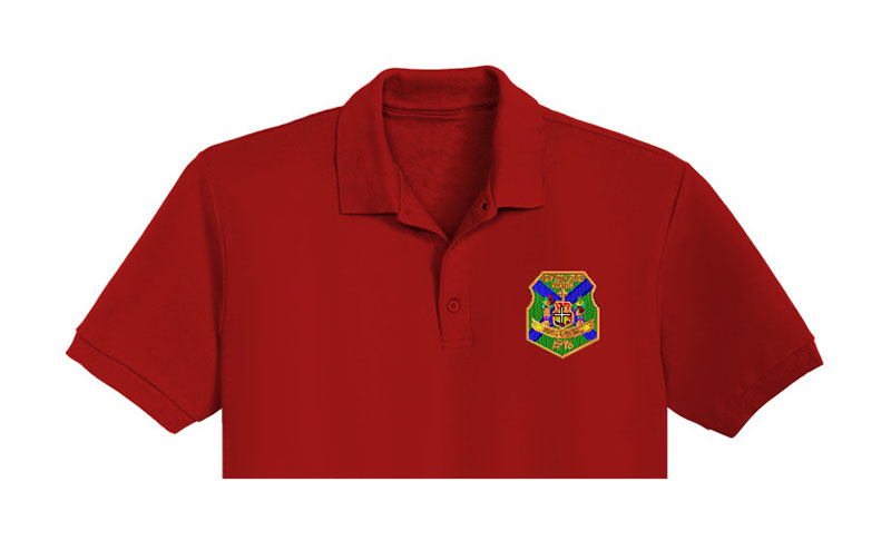 New Yourk State Courts Embroidery logo for polo shirt.
