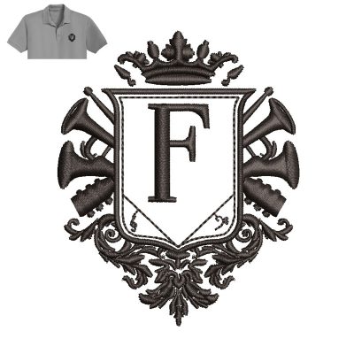 Silhouette Design Store Embroidery logo for Polo Shirt.