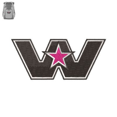 Western Star Embroidery logo for Bag.