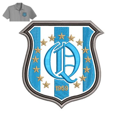Academia Quintana Embroidery logo for Polo Shirt.