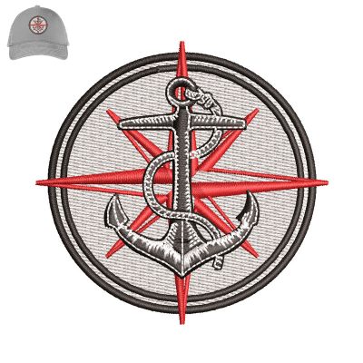 Anchor Embroidery logo for Cap.