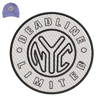 Deadline Limited Embroidery logo for Cap.