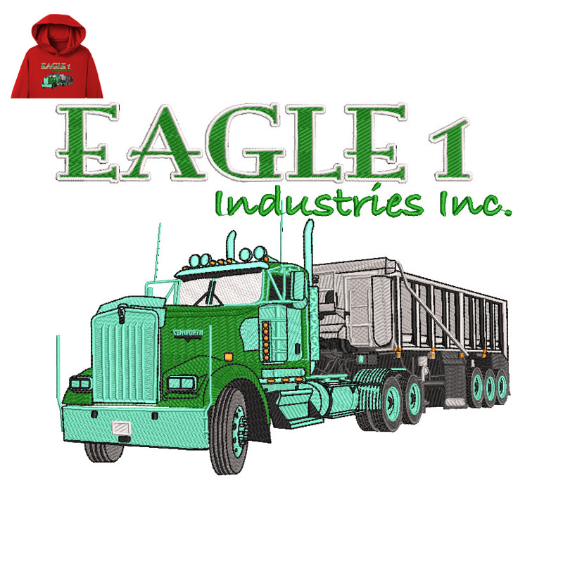 Eagle Industries Embroidery logo for Hoodie.