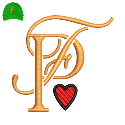 IP Love Embroidery logo for Cap.