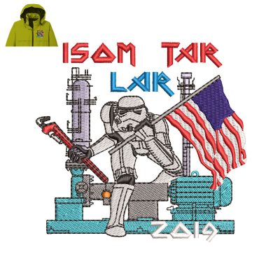 Isom Tar Lar Embroidery logo for Jacket.
